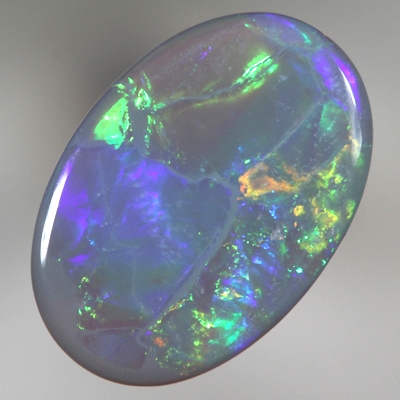 SOLID SEMI BLACK OPAL Bright rolling flashes